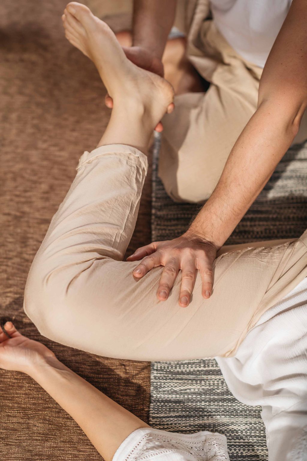 Thai Full Body Massage Hip Stretching